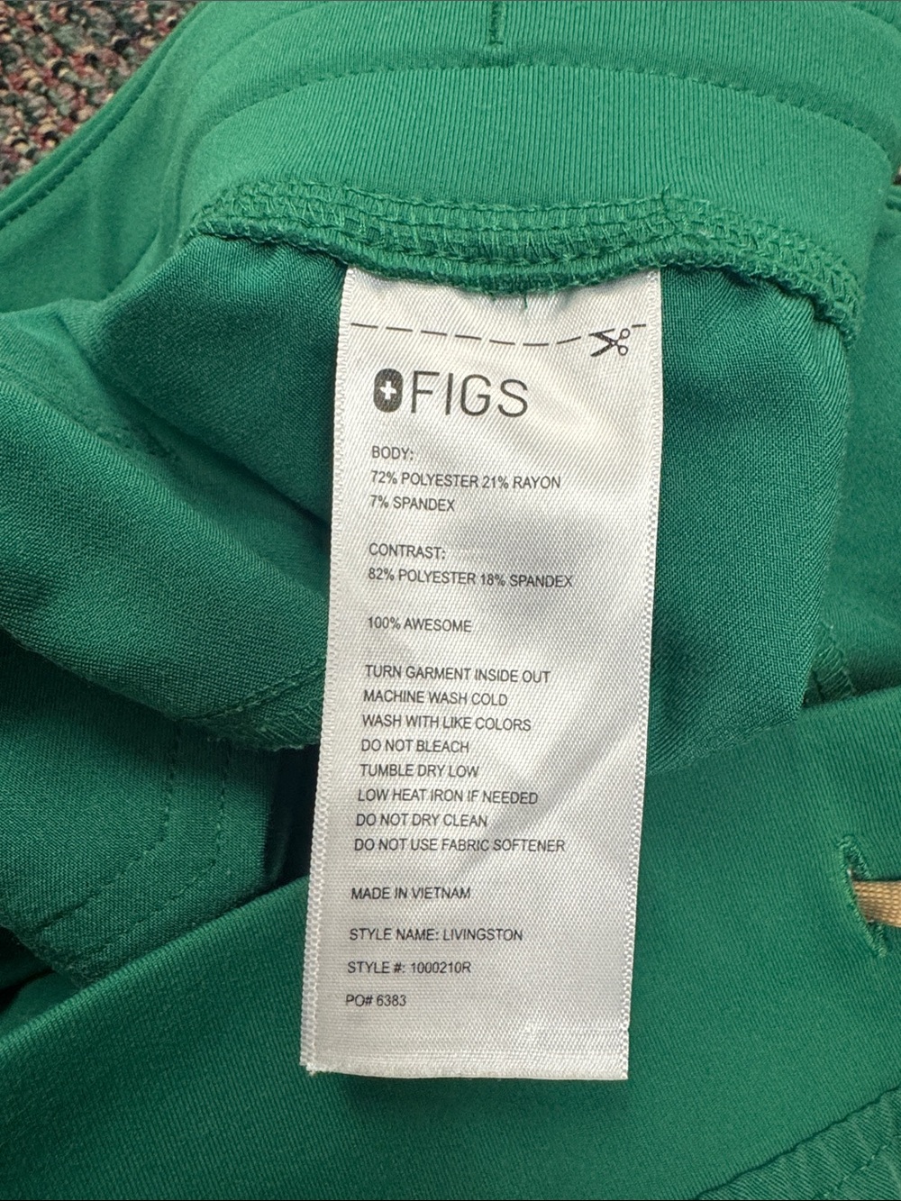 FIGS Livingston Scrub Pants - Picture 2 of 6
